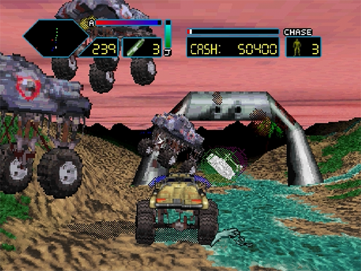 Off-World Interceptor Extreme screenshot 3 for Sega Saturn